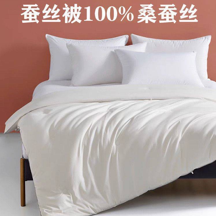 蚕丝被100桑蚕丝子母被二合一春秋被冬季冬被加厚亲肤婚庆直发