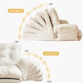 懒人沙发可躺可睡网休红叠阳FCR台闲双人贵妃躺椅卧室榻榻折小沙