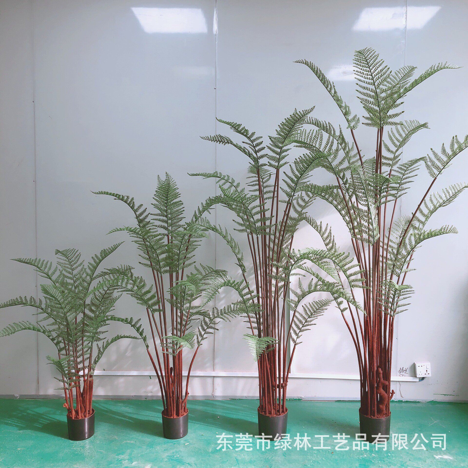 仿真波斯蕨家居客厅室内外办公室绿植盆栽狗蕨马尾蕨绿植盆景现货