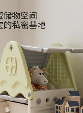 儿具童玩收纳落26838地多层家用宝宝置物玩架幼具儿架整理箱储物
