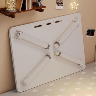 可舍升降床上小桌子电脑桌叠学生学习桌折宿上铺906书桌儿桌童阅