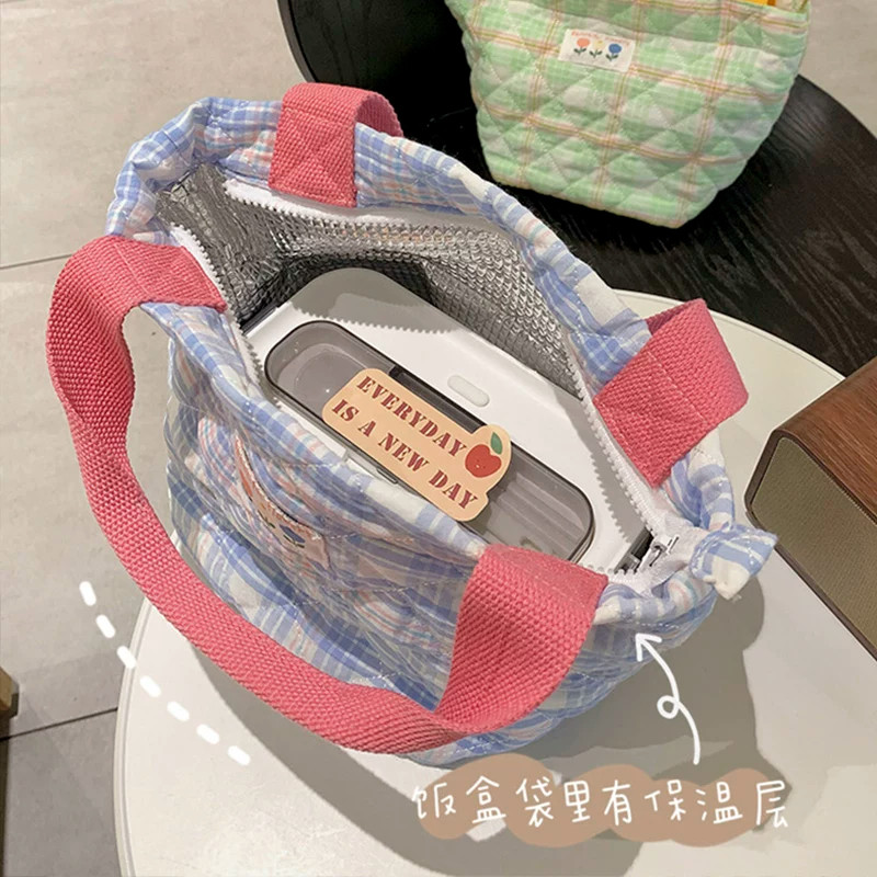 饭盒包保温便携手提包加厚铝箔防水小学生带饭包上班族便当装饭兜