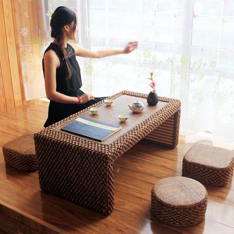 藤编榻榻米茶几日式飘窗小桌子简约阳台迷你禅意茶桌坐地矮桌炕桌,玩具/童车/益智/积木/模型,毛绒/玩偶/公仔/布艺类玩具,淘宝优惠券,粉丝福利购,淘宝优惠卷