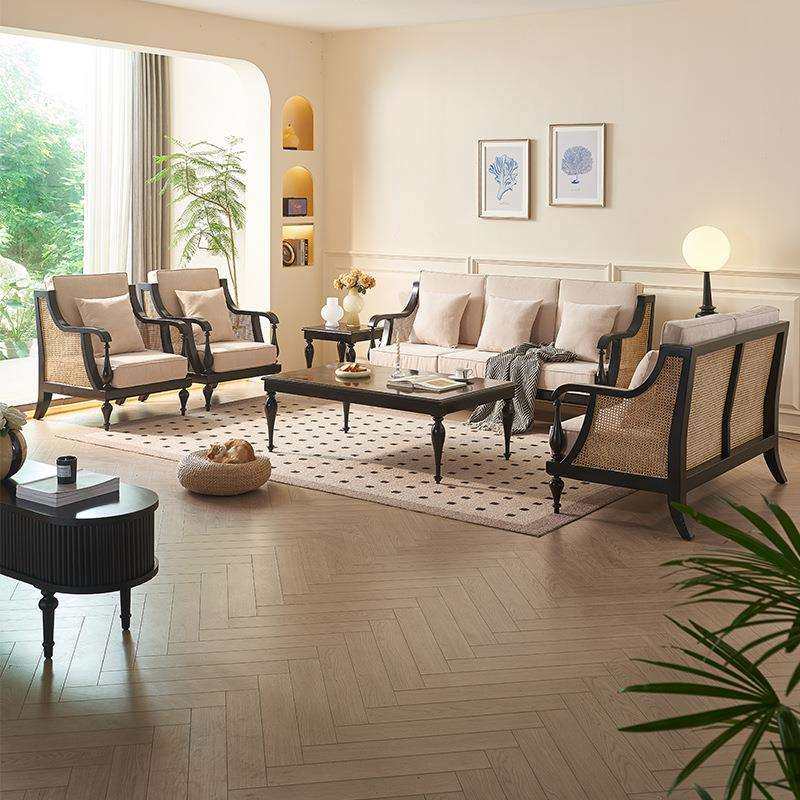 北欧黑色白蜡木藤编沙发客厅单双三人位沙发组合酒店大堂实木沙发,玩具/童车/益智/积木/模型,毛绒/玩偶/公仔/布艺类玩具,淘宝优惠券,粉丝福利购,淘宝优惠卷