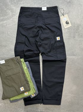 现货Carhafrtt WIP regular cargo pants卡哈特多口袋工装长裤