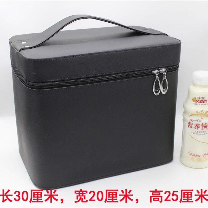 大号化妆包超大i容量加高款特大化妆箱便携化妆品收纳包可放水乳