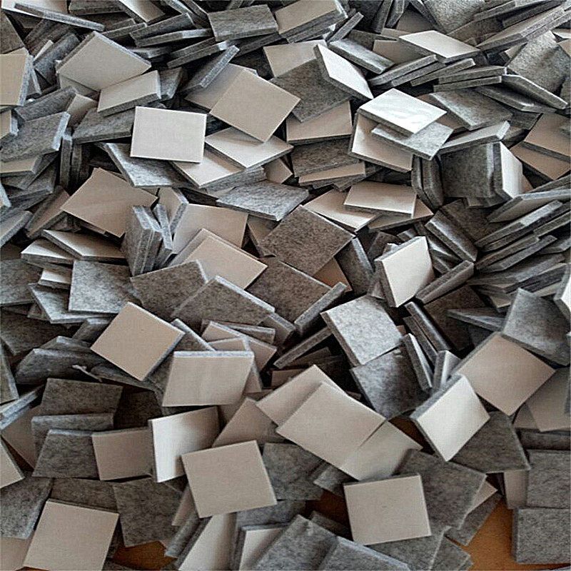 定制红木家具自粘毛毡垫片桌椅防滑静音沙发木凳保护摆设厚度4mm