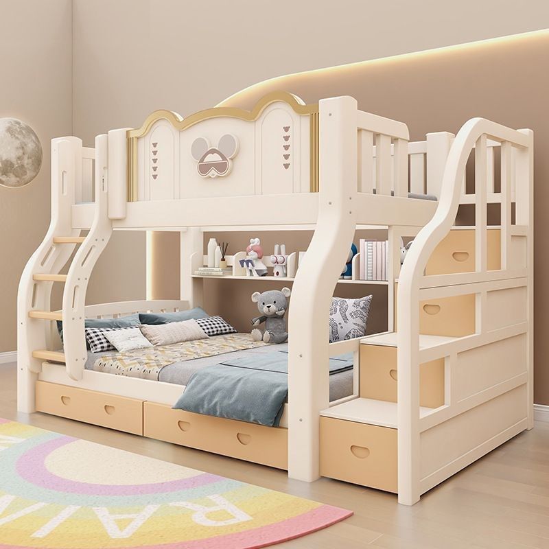 精冠加粗实木子母床高低床双层床小户型两层床婴儿床儿童上下铺床,住宅家具,儿童床/儿童抽拉床,淘宝优惠券,粉丝福利购,淘宝优惠卷