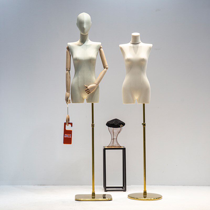 新款韩版少女模特道具半全身服装店橱窗陈列人偶小胸模特展示架