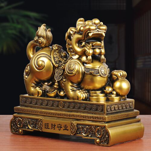 貔貅摆件一对招财守业客厅办公室桌F面乔迁店铺开业送礼公司装饰