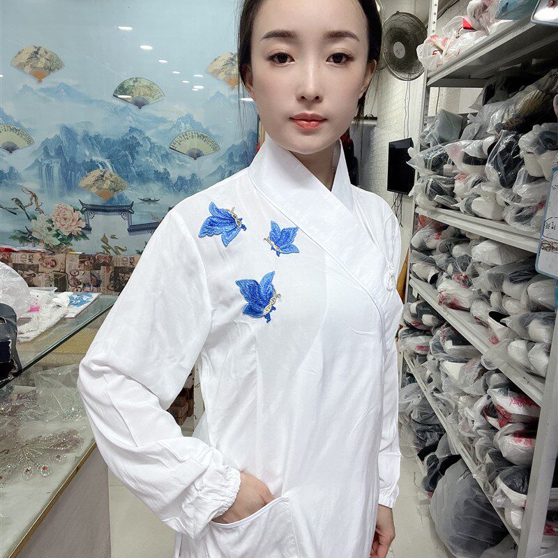新款影楼古装戏服内衣粉纯棉小衣小裤戏曲京剧越剧青衣花旦水衣裤