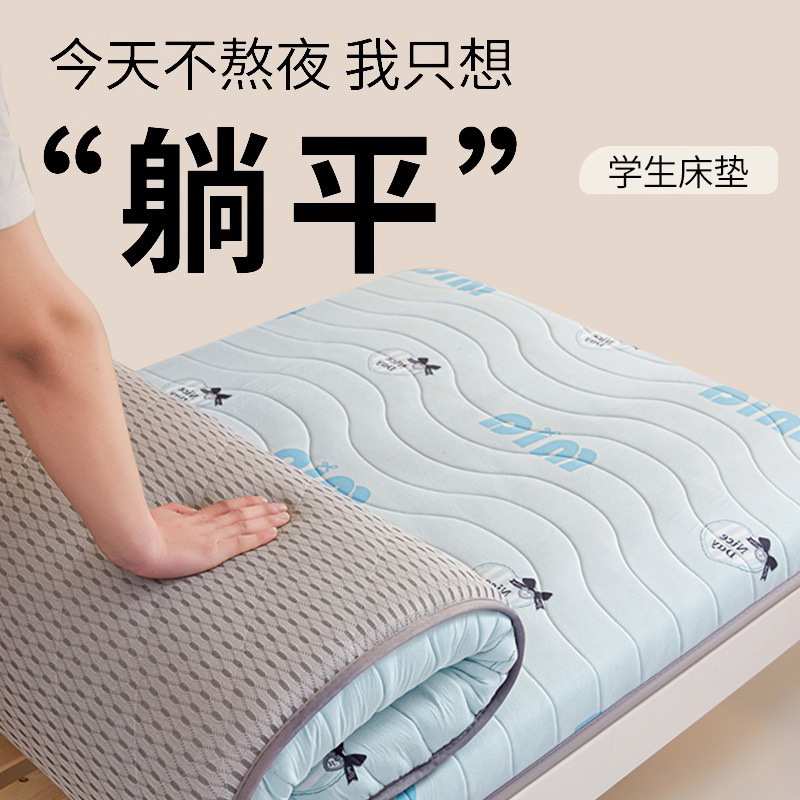 A类水洗棉床垫子软垫家用褥子租房床褥宿舍单人榻榻米遮盖物