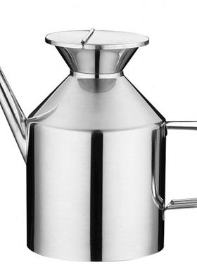 AQ133不锈钢油壶8cm9cm带柄加厚油壶厨房油壶餐厅酱油壶304钢油壶