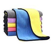 抹布 40cm 珊瑚绒 颜色：混色 高密双层双色 敏胤M3040