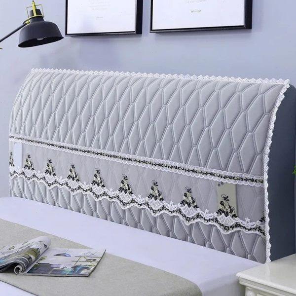 加厚床头罩全包通用床头罩木板欧式床头弧形靠背罩防尘保护套,居家布艺,床头罩,淘宝优惠券,粉丝福利购,淘宝优惠卷