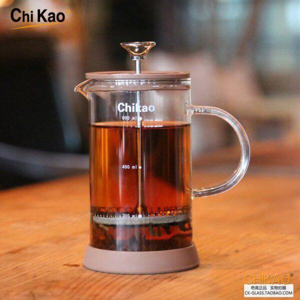 奇高 越南滴漏咖啡壶法式咖啡壶压茶壶不锈钢过滤壶红茶茶具