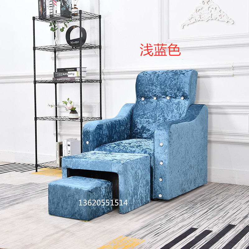 美甲沙发单人椅泡脚足浴足疗沙发躺椅美睫沙发躺R椅美足椅美脚沙