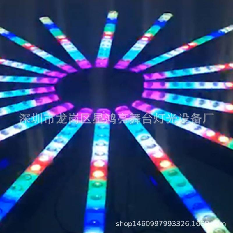 新款舞台14颗变色龙投光灯跑马点控12颗洗墙灯 LED矩阵染色酒吧灯