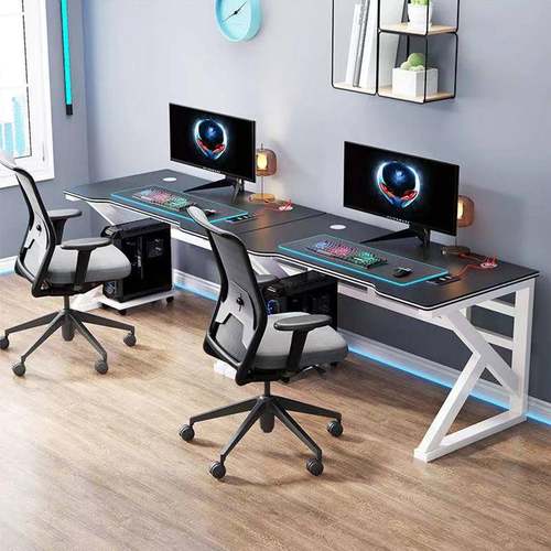 家用电竞桌式电台桌GSO代现简约卧室学生写字桌出租房宿舍写脑字