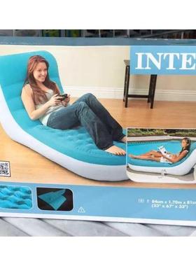 I68880NTEX充气沙发懒沙发休发闲人台榻榻米折叠沙午休大阳躺椅