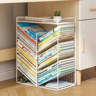 架动带轮置书物架可落地CHY课桌面书本收纳架书桌旁小书架简易移