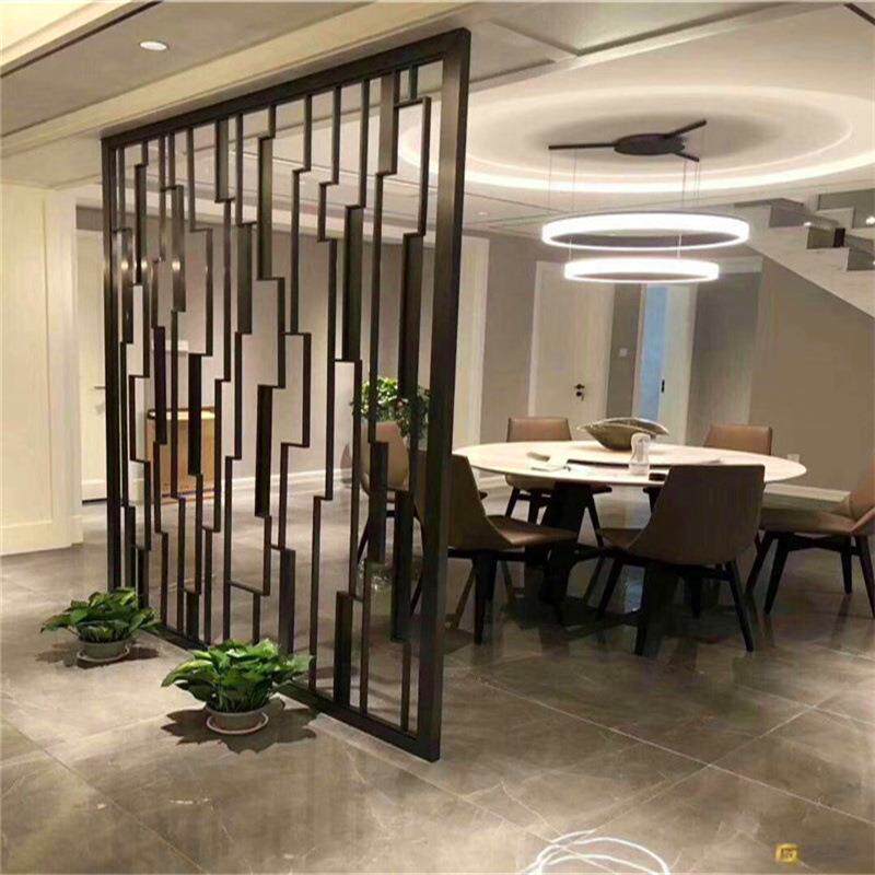 花草树木艺术雕花风屏简铝约办082公室走铝屏风居家室内简廊约铝