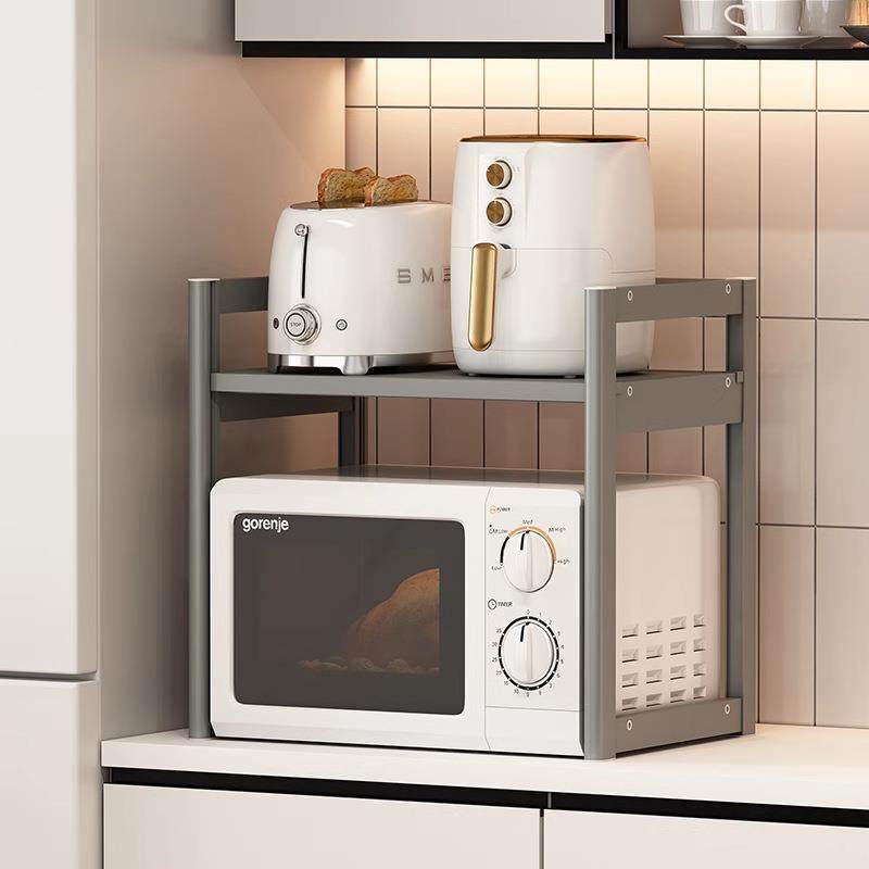 可厨D40房微炉置物架台面放烤箱架子一双层多功能波调节高度收体