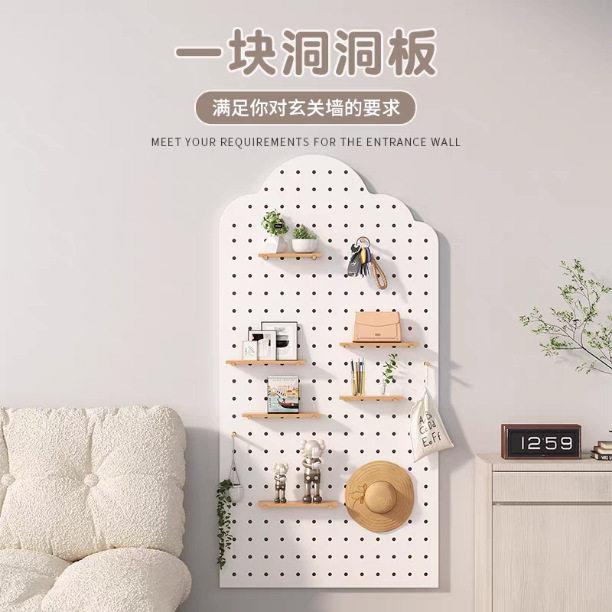 置物挂质tb-72256墙展示隔板架木玄关墙面三梦收纳架挂板入架户墙