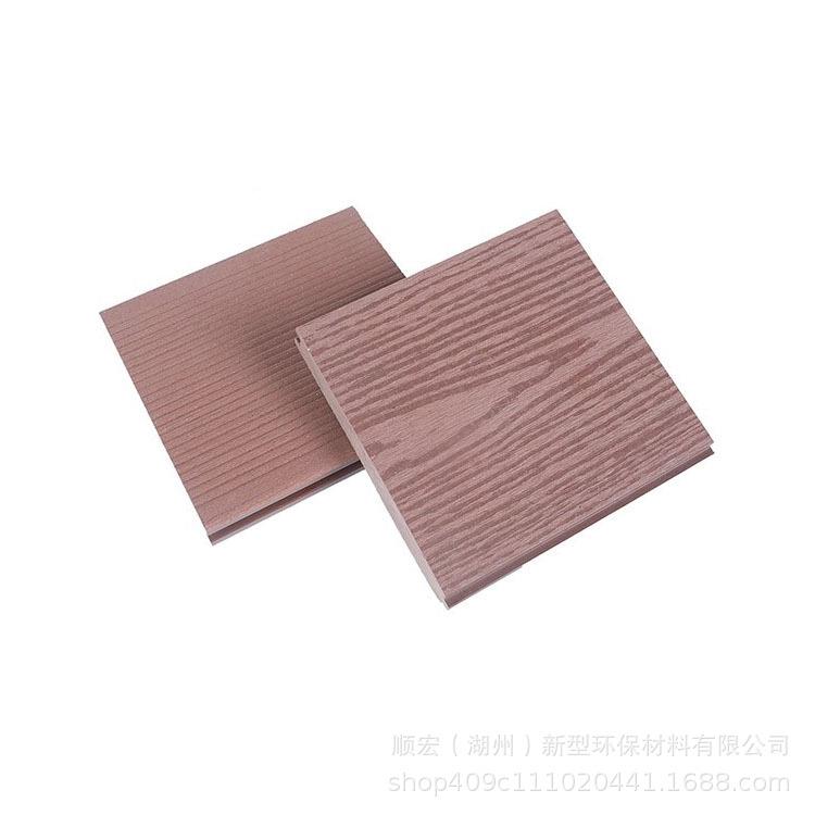户外塑木杆地板木塑板条桑花拿板室外栏栏箱栅XIU厂家直销