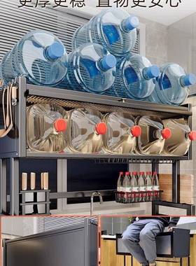 厨置房水槽物架台面晾碗盘碟收纳NID柜家用多功能水池放碗柜沥水