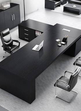 公家办单具老板桌简约现代组合大班总裁经台理办公桌MBD-173人主