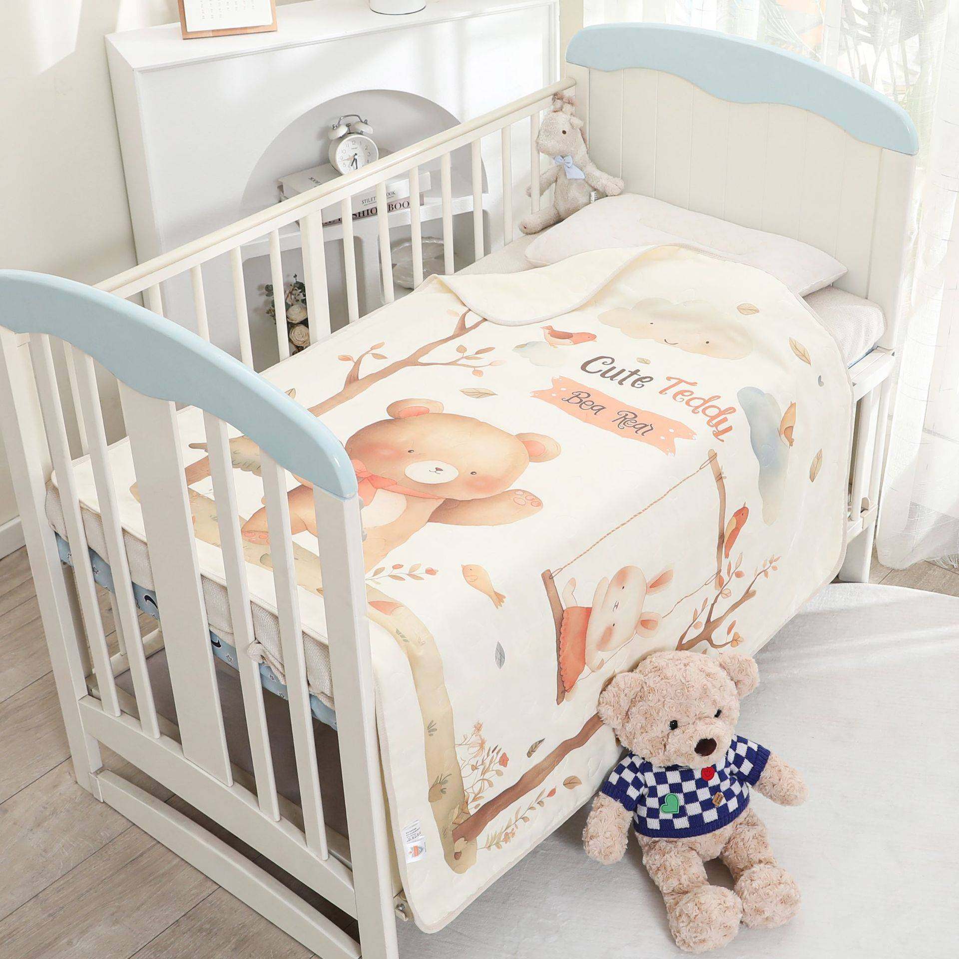 婴儿浴巾纯棉纱布超柔吸水新生儿盖毯初生宝宝洗澡包被童被毛巾被