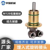 HM962连B DHM型铸机用旋转头HMAS双向内管固定埋入式 旋转接接头
