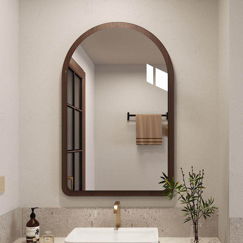 中古风粘化妆镜免孔贴墙自打复古梳妆镜卫485生间浴挂室挂墙式壁,家装主材,浴室镜,淘宝优惠券,粉丝福利购,淘宝优惠卷