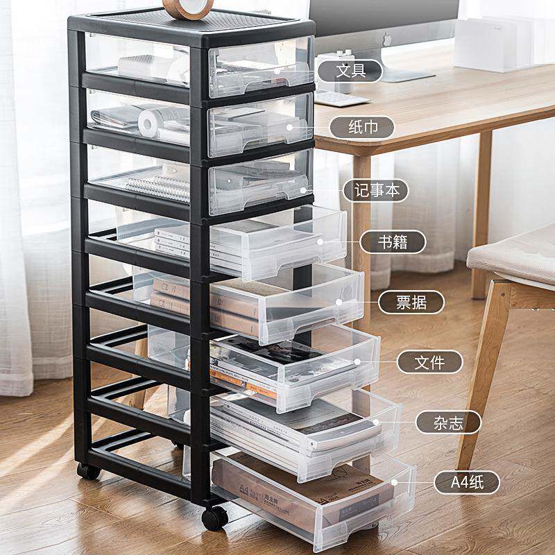 办桌室好物收纳SWB-5581盒办公桌上置架文具物文公件夹面抽屉式整