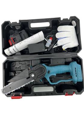 手持电动枝锯充电式修小型无用刷锂电锯木VSO工单手锯家伐木迷电