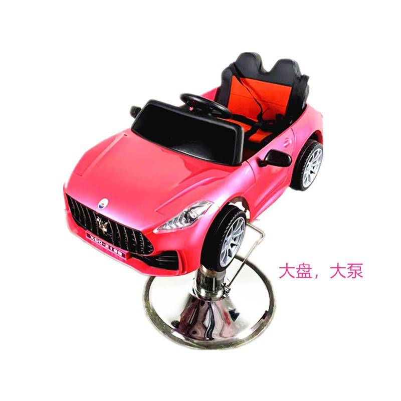 宝宝汽车理发椅子升降旋转椅卡通音乐车儿童理发椅坐垫美发升降椅
