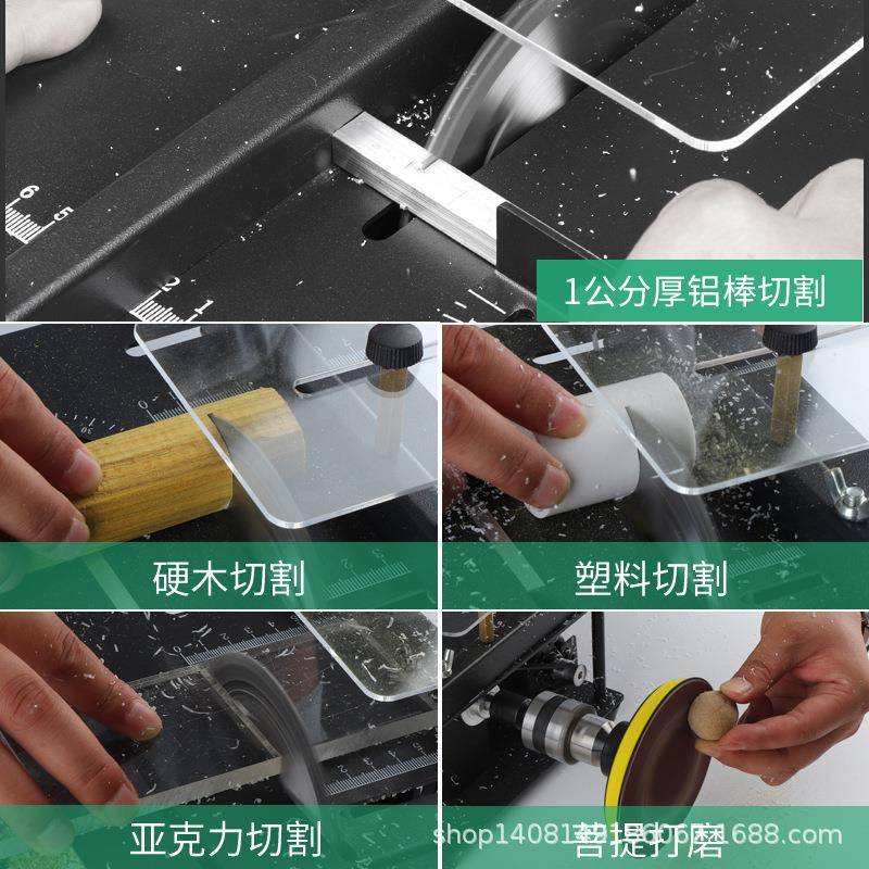 锂电款型迷你小锯木工微电675锯台磨机模台型锯推锯台便携式小型