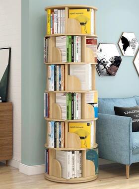 旋转书儿童绘本架简易家用省ITB空生间简约落地学架置创意物收纳