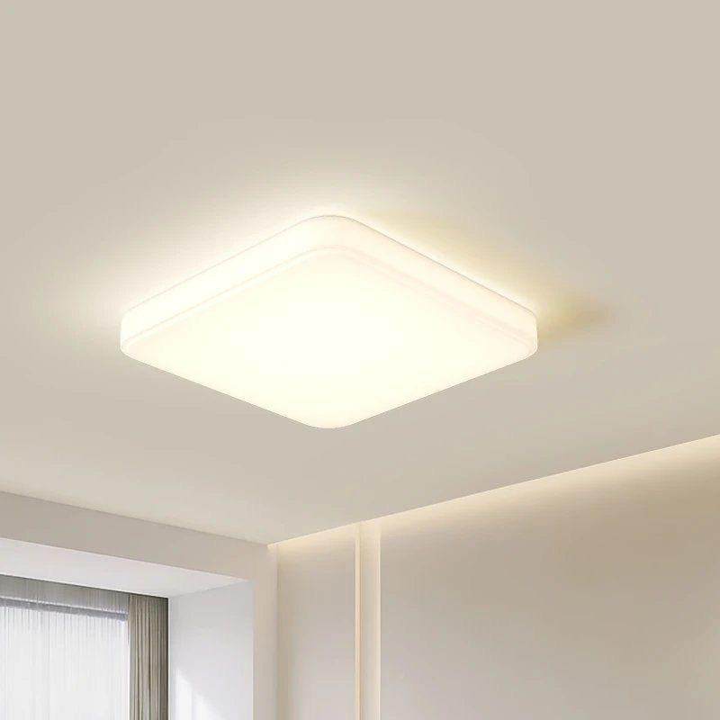 无110边框护眼客厅灯法全光式奶油风现代谱简约中山灯具主卧室吸,家装灯饰光源,客厅吸顶灯,淘宝优惠券,粉丝福利购,淘宝优惠卷