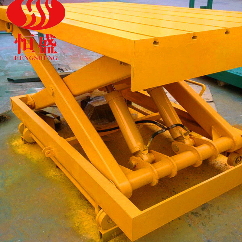 厂区地藏式剪叉升降机固定剪叉升降机大吨位升降机工厂运货升降机