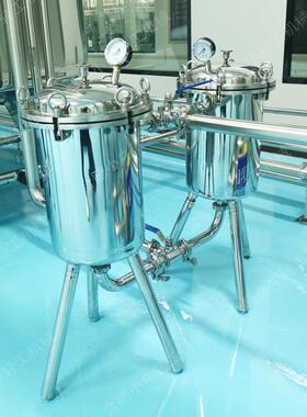 柴网油汽油油品篮式过滤备设304FGV/316双联过滤器不锈钢滤过滤机