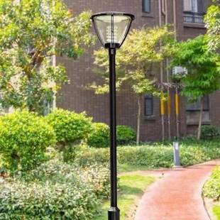 坪别墅防室铝型材外小区太阳能道l路灯ed庭院灯3米3.5户外水高杆