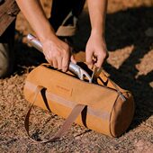 户外露营配件收纳包帐篷风绳地钉工具收纳袋野营手提地钉包圆筒包