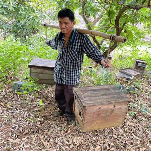 思远蜂业养蜂专用便携转场工具不锈钢挑蜂箱夹子