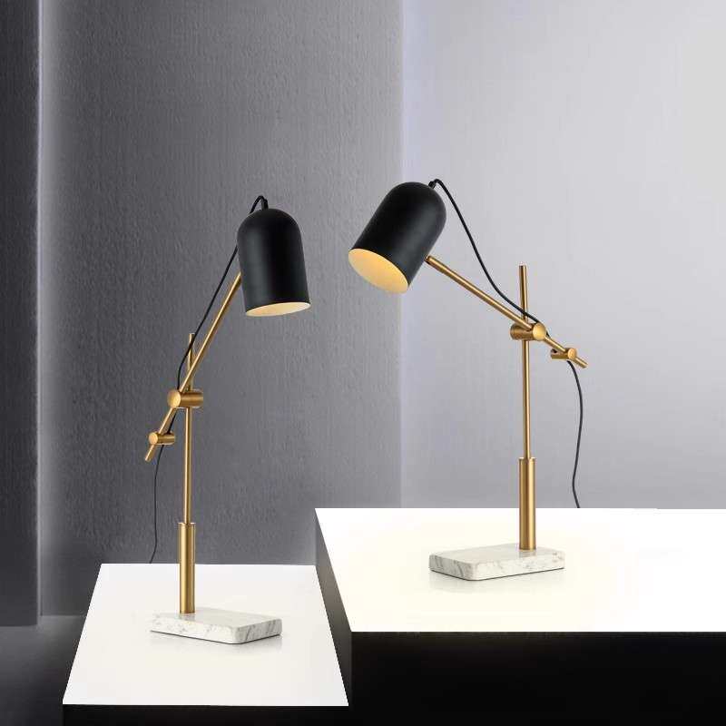 北欧现代摇臂系列台灯轻奢设计师简约书房卧室床头阅读办公室灯具