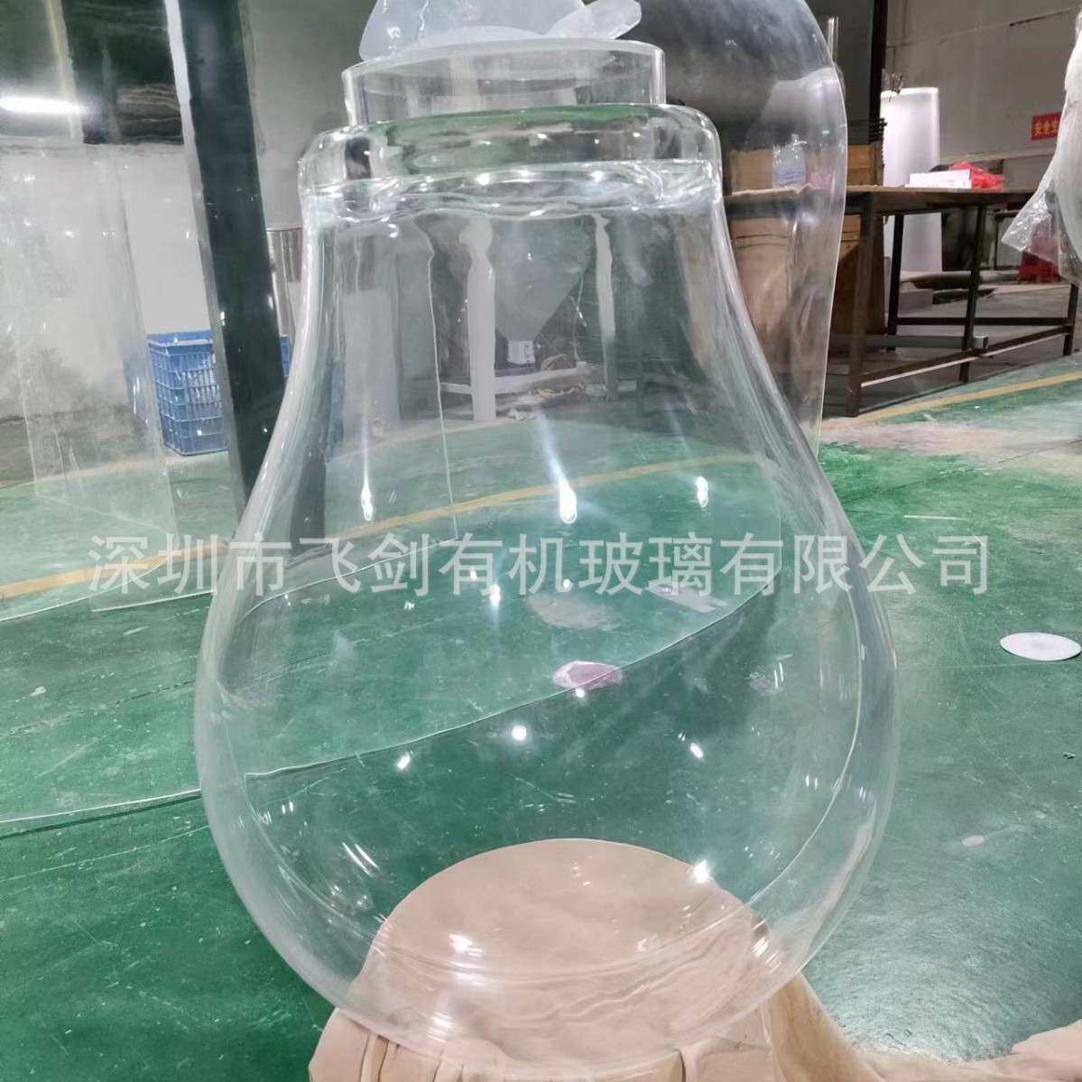 亚克力透明灯泡拼接异形装置大型发光公园商场橱窗店面摆件装饰