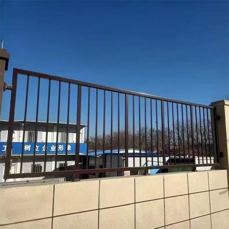 惠州焊接院墙围栏学校操场焊接围栏铁艺装饰焊接护栏