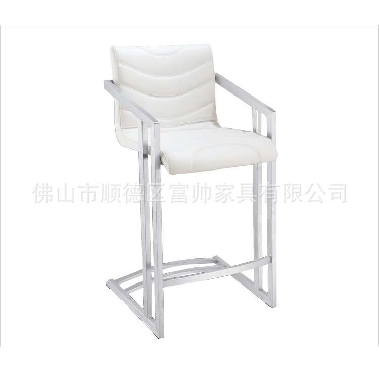 现代时尚拉丝不锈钢酒吧椅休闲椅高脚椅升降吧台椅