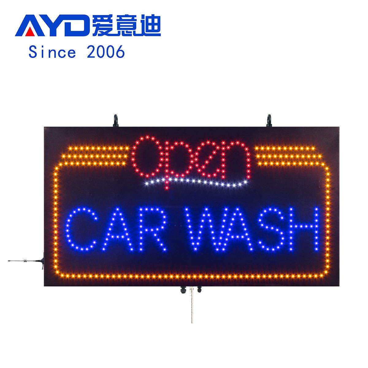 户外防水单面发光字 LED招牌灯箱门头广告牌标识外露灯订 做